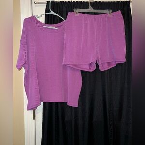 Zenana Lounge Shorts Set